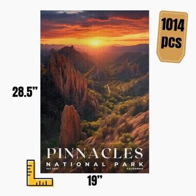 Pinnacles National Park Jigsaw Puzzle, Family Game, Holiday Gift | S10 - image5